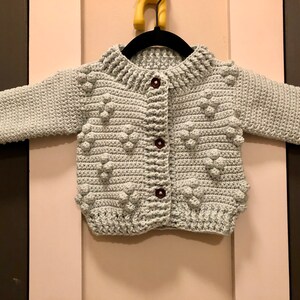 Crochet PATTERN Cotton Flower Cardigan sizes From 1-2y up to 10y ...