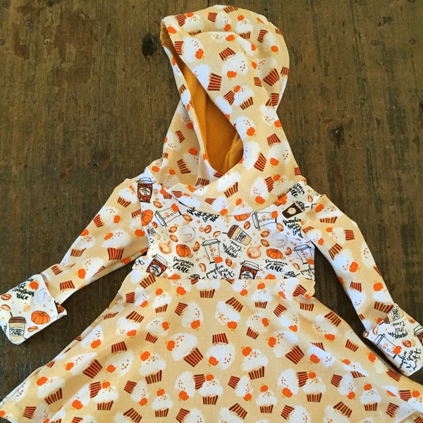 Apple Print Pattern Women Hoodie Dress