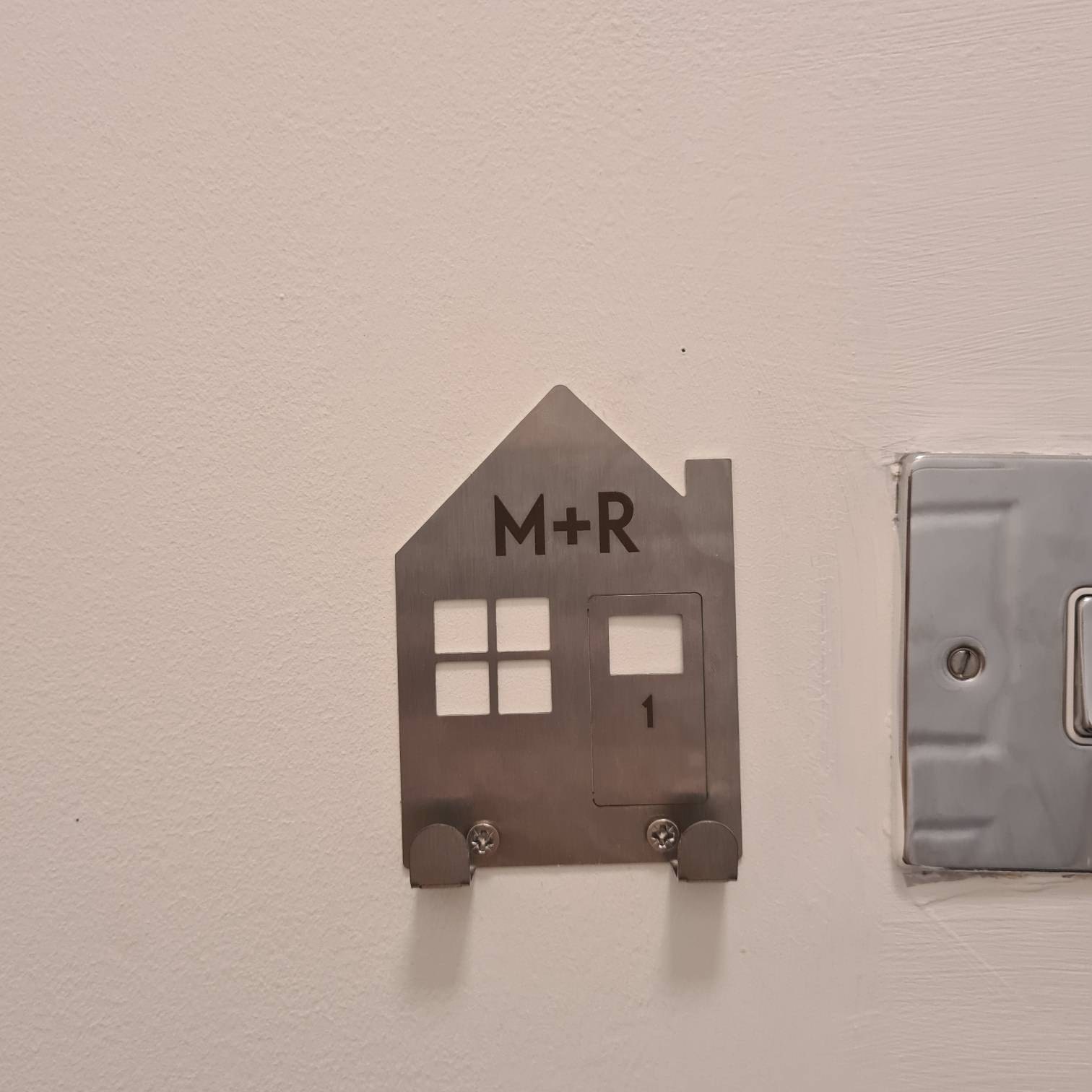 Personalised New Home Couples Key Holder
