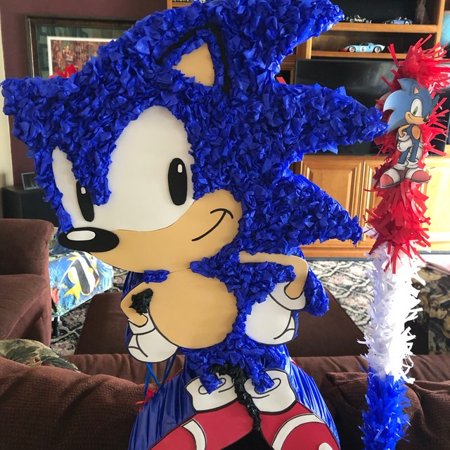 ≫ Piñata Sonic The Hedgehog 46 cm - ⭐ Miles de Fiestas ⭐