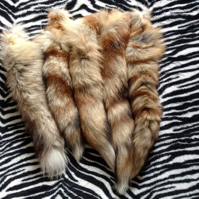 Fox Tail Red Fox Tails Costume Cosplay Keychain Fur Pelt - Etsy