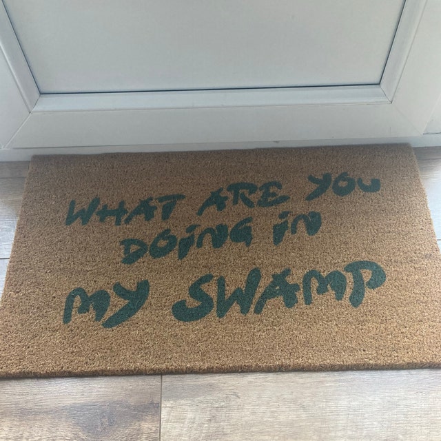 Bathroom Rug Carpet Mat, Shrek Bathroom, Shrek Doormat, Door Mat Meme