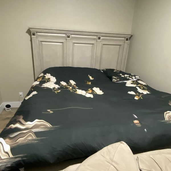 Forest And Wild Animals Duvet Cover Set Nature Botanical Bedding Set forest-and-wild-animals-duvet-cover-set-nature-botanical-bedding-set