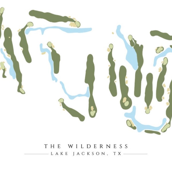 custom-golf-course-map-print-etsy