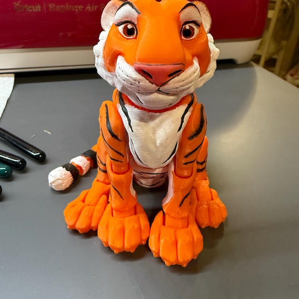 Ball Python Snake Digital .STL File for 3d Printing, Articulated Fidget ...