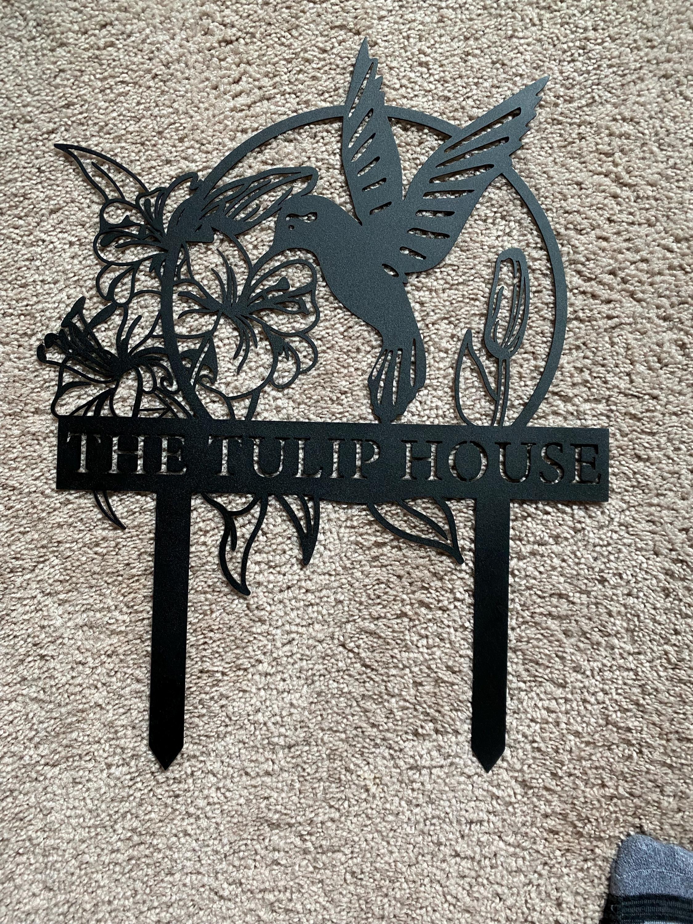 Custom Metal Garden Stake, Garden Marker, Every Garden Metal Stake, Personalized Gift, Gardener Name Sign, Mom Garden Sign, Outdoor Yard Art