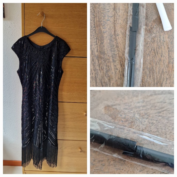 Coraline Flapper Gatsby Dress, Prom Fringe Dress 1920s Vintage inspired Great Gatsby Art Deco Charleston Downton Abbey Bridesmaid Wedding