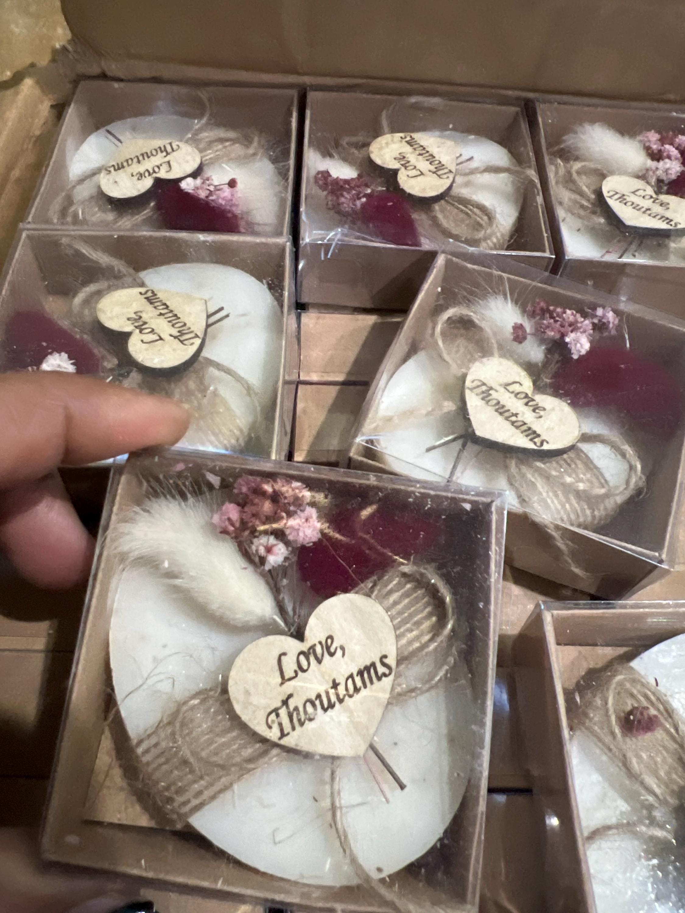 50 PCS Custom Bulk Bridal Shower Soap Favors, Bulk Wedding Favors, Rustic & Unique Bridal Shower Favors, Custom Party Guest Soap Favors