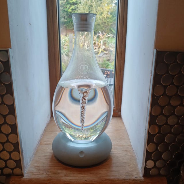 MAYU Swirl Water Aerator, Structured Water Pitcher With Innovative