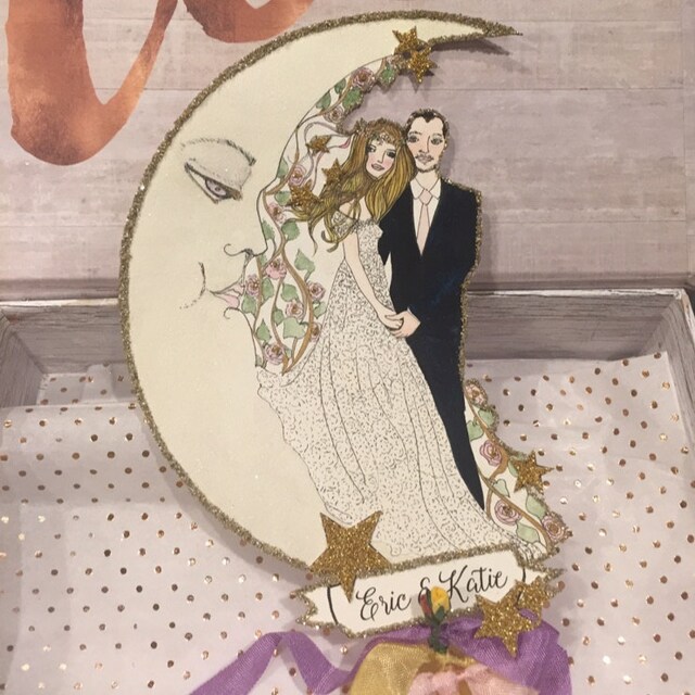 Two Brides Wedding Cake Topper. Custom Wedding Cake Topper. Etsy