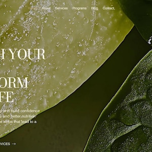 UGC Website Template UGC Portfolio Website UGC Canva Landing Page Boho One Page Website Ugc Creator Sales Page Ugc Portfolio Web Site Canva