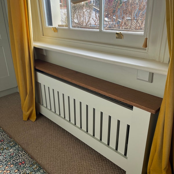100% Solid Oak-top Radiator Covers - Etsy UK