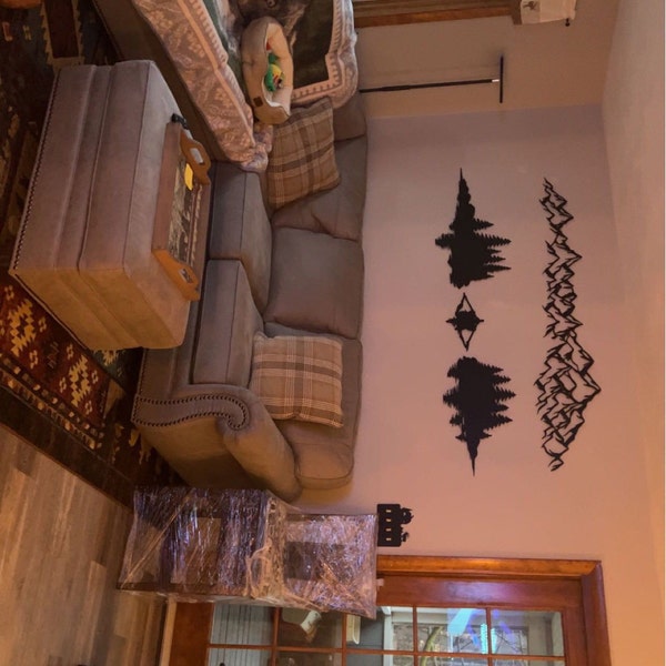 Palm Tree Metal Wall Art Holiday Landscape Decor Beach Mural/wall Decor