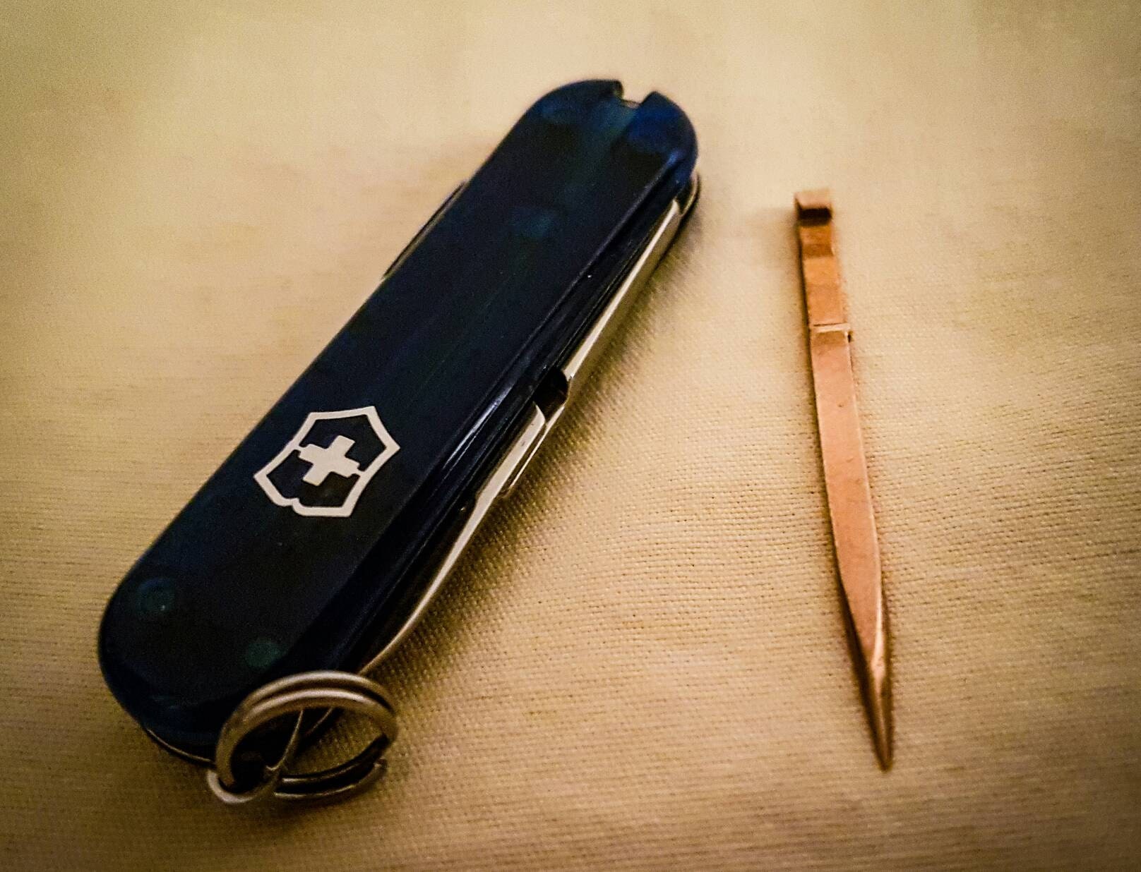 TOOTHPICK Bronze Small for Swiss Army Knife up to 3 Etsy