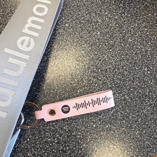Personalized Scannable Spotify Code Keyring,custom Song Keychain, Music ...