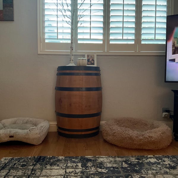 Wine Barrel Pole Lighting - Etsy