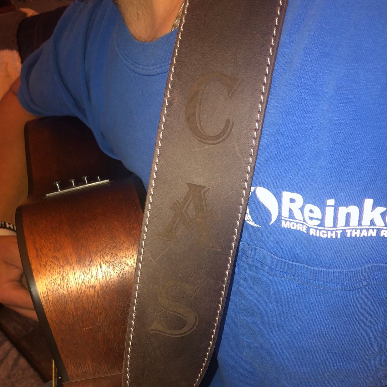 Guitar Strap, Personalized guitar strap, Father&#39;s Day, Anniversary gift, Leather strap, Gift for him, Graduation Gift, Accessories for Men