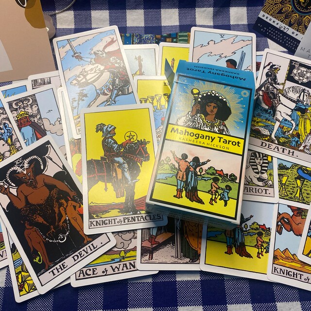 【正規品】Mahogany Tarot（英語版) Mahogany Tarot Deck, Tarot Deck With Guidebook, 78 Tarot