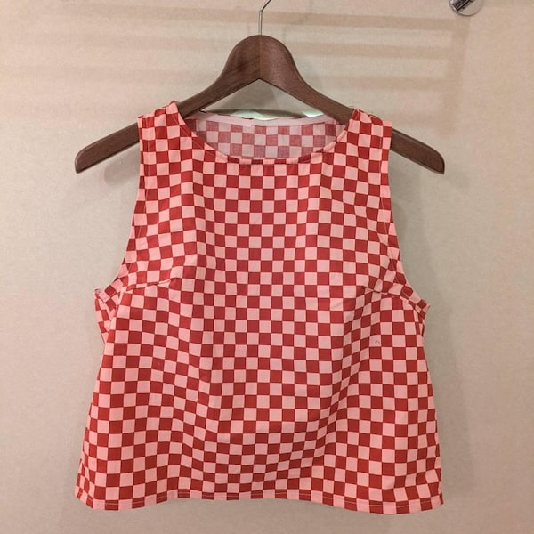 Tank Top Sewing Pattern/ Basic Crop Top PDF Sewing Digital Pattern for ...
