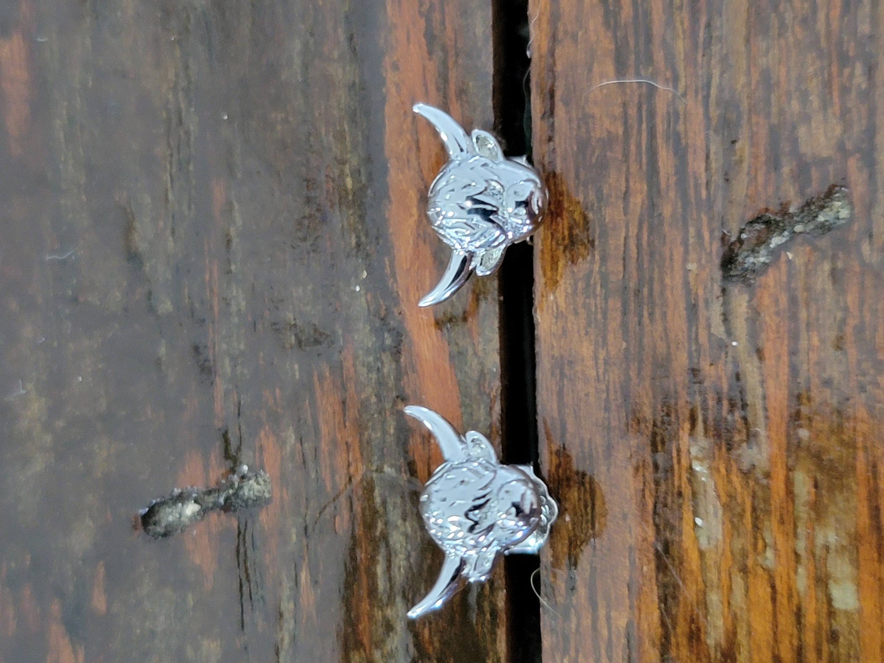 Highland Cow Stud Earrings in Sterling Silver, Cow Stud, Bull Earrings, Petite Earrings, Small Cow Stud, Scotland, Scottish