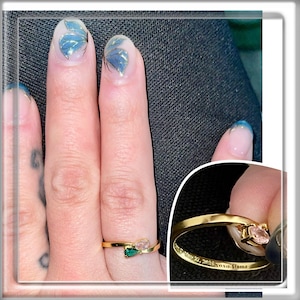 Haley added a photo of their purchase