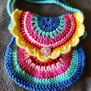 Crochet pattern Rainbow purse by VendulkaM digital pattern | Etsy
