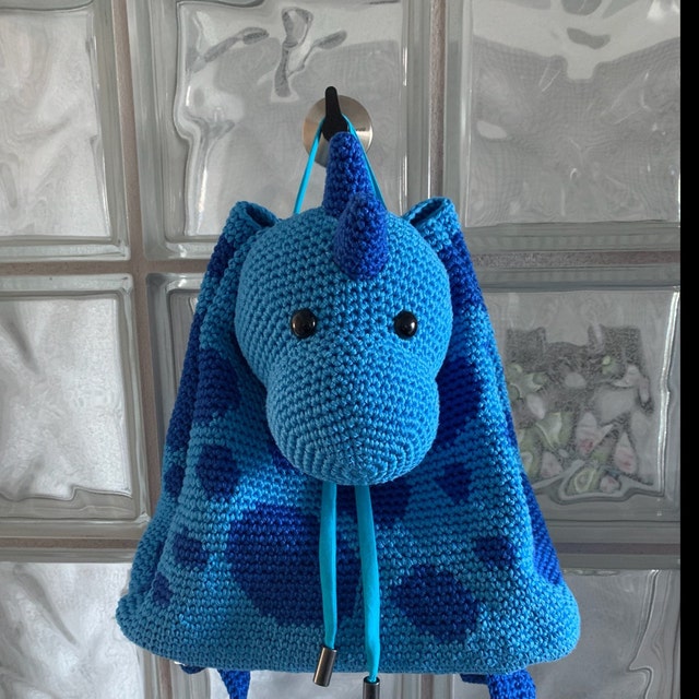 Crochet Pattern for Dino Backpack. Cute and Practical Accessory for Kids. Charts With Symbols Written Instructions Photo Tutorial. Etsy UK
