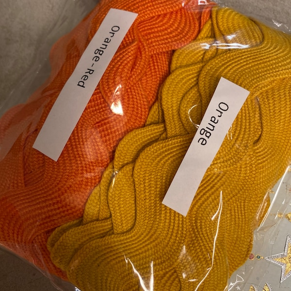Orange Rick Rack 5 Yards Orange Jumbo Rick Rack Trim, Orange Rick Rack, Jumbo Ric Rac ...