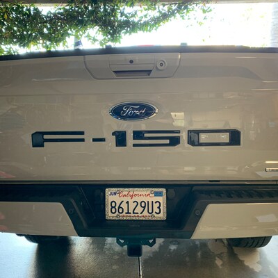 Red TRD Pro Skid Plate Domed 3D Letters Inserts for Toyota FJ Cruiser