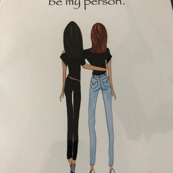 Brunette and Redhead Fashion Illustration, Brunette Best Friend ...