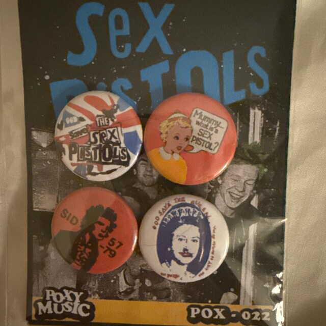 Sex Pistols - Badge Set - Poxy Music - POX022 - Etsy UK
