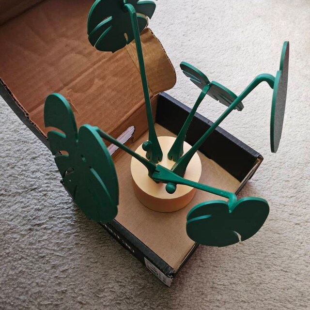 ブランダーバス　セラコート　マークモント マグネット式コースター付き3Dプリント観葉植物｜植物を枯らしてしまう