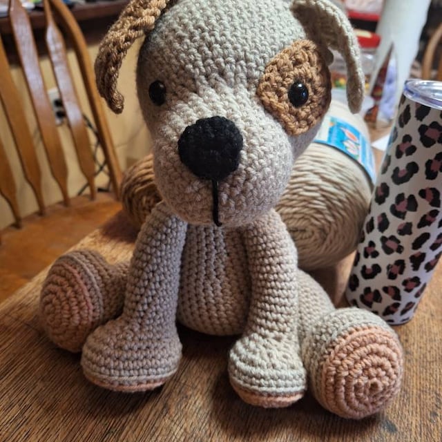 Amigurumi con lana terciopelo  Crochet dog patterns, Crochet dog, Amigurumi  pattern