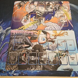 怪獣プレイマット - ゴジラ カードゲーム - 24インチ x 14インチ (600