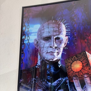 PINHEAD & PUZZLE-BOX Art Print – Hellraiser Icon – by Scott