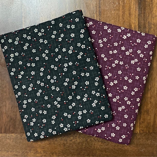 Tiny Sakura Cherry Blossoms Sevenberry Japanese Cotton Fabric