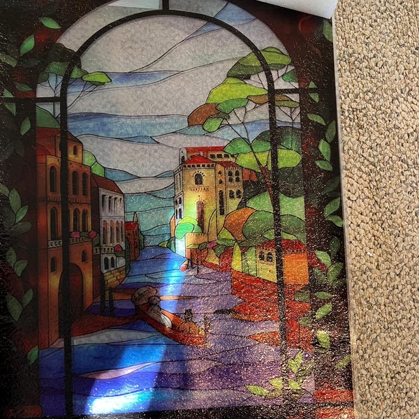 3D Ripple Glass Window Film - Semi-transparent Frosted Privacy Sticker ...