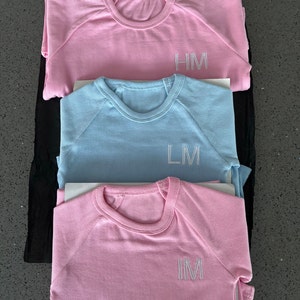 Summer Personalised Child Ribbed Sets Embroidered Kids Sets ...