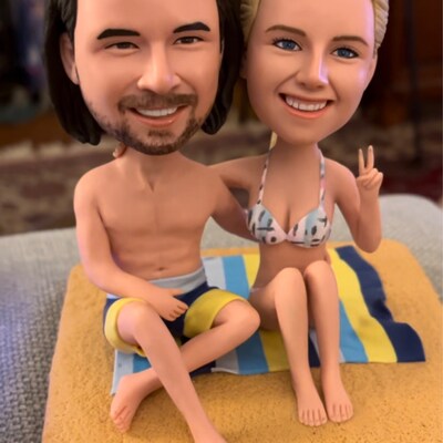 Cruise Ship Couple Bobblehead - Gift Figurine main image 0