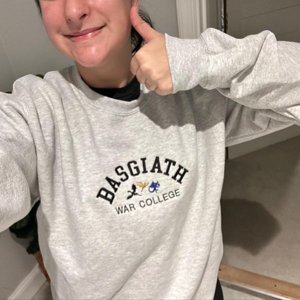 ALASKA DETAILED EMBROIDER SWEATSHIRT