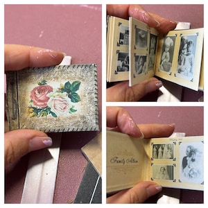 Miniature Printable Vintage Photo Album DIY Digital File Instant ...