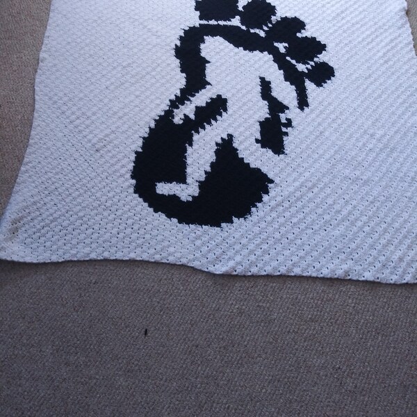SKULL C2C Graph Pattern, Written Row by Row Instruction, C2c Pattern ...