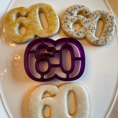 ALPHABET LETTER NUMBER Cookie Biscuit Mold Press Embosser Cutter