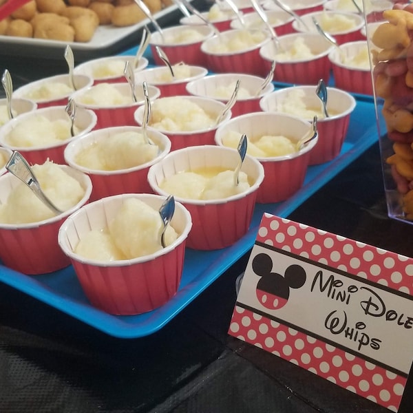 Mickey Mouse Food Labels - Mickey Mouse Birthday Party Food Tent ...