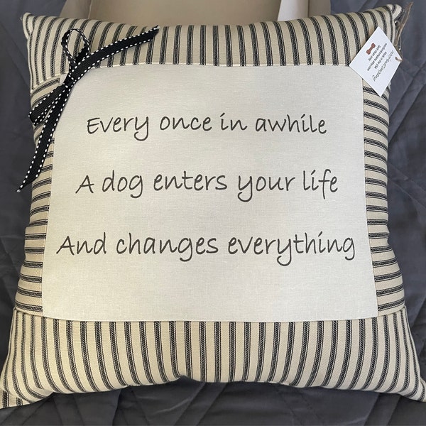 Pillow Case - A dog’s heart is the wildflower in life’s garden