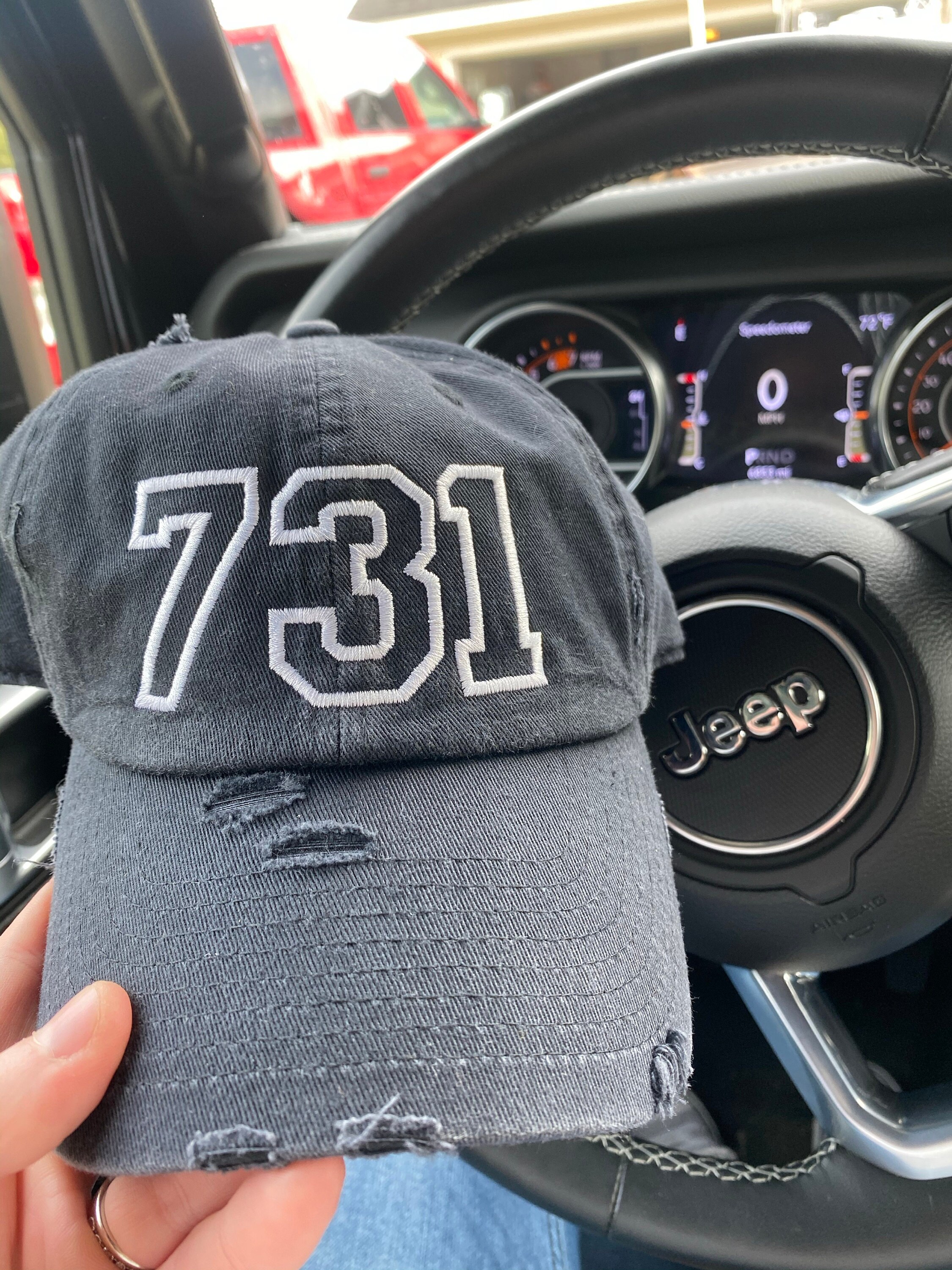 Custom Area Code Hat Custom Zip Code Baseball Cap Ponytail Etsy