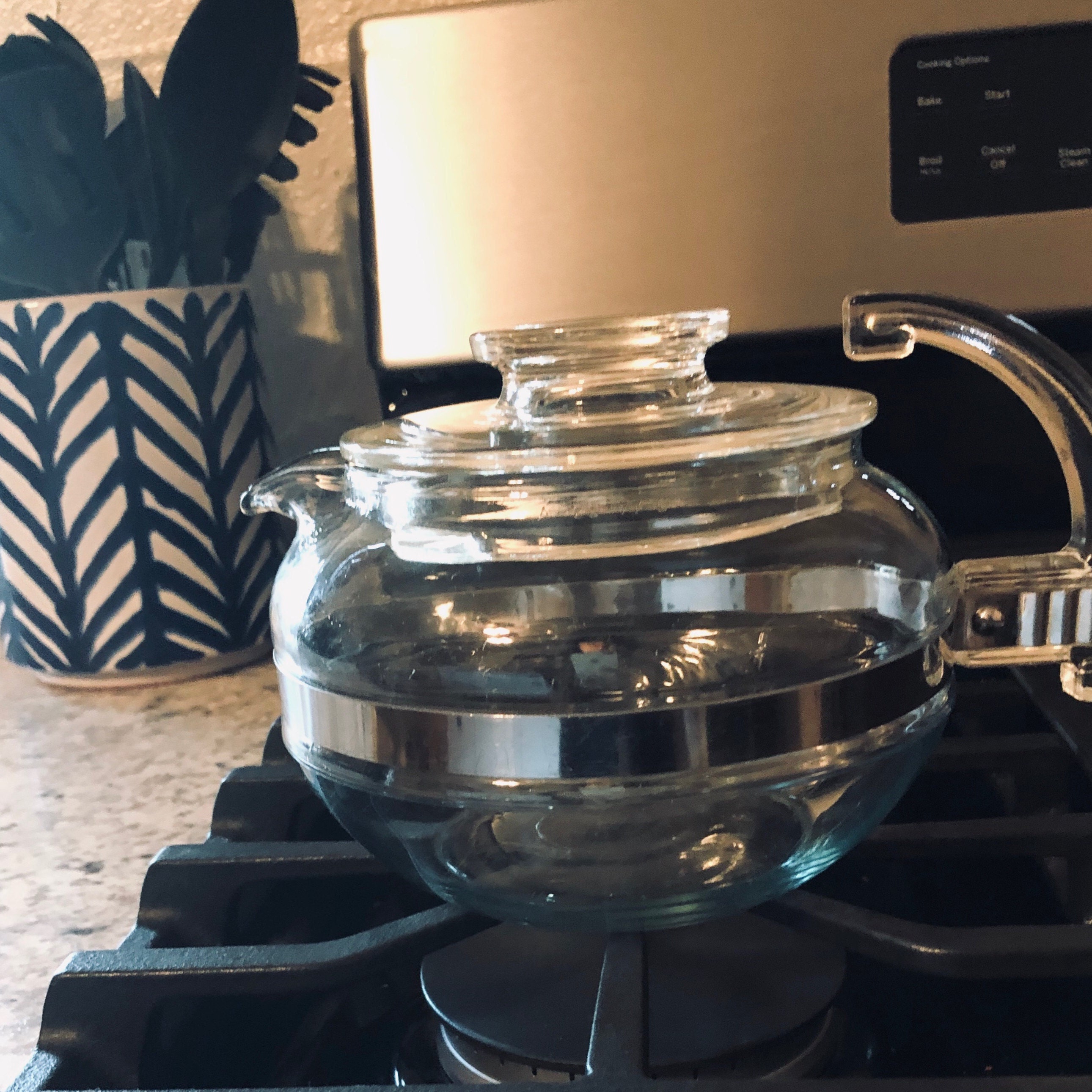 Pyrex Teapot, Vintage Pyrex Teapot, Pyrex 6 Cup Teapot 8446B