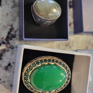 KAR Sterling Silver Black Onyx Men's Ring - Ottoman Style With 925K Stamp