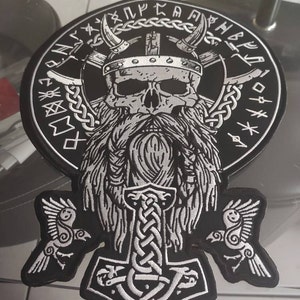 ODIN Large Back Patch for Vest - Etsy