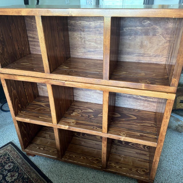 Vinyl Record Holder -solid Wood Furniture - Etsy Canada